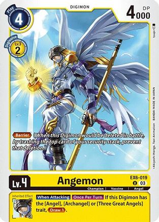 Angemon [EX6-019] [Infernal Ascension] - Trinity Hobby