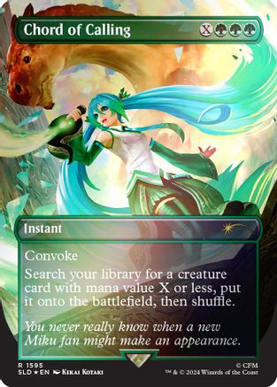 Chord of Calling (Rainbow Foil) (SLD-1595) - [Secret Lair Drop Series] Foil - Trinity Hobby