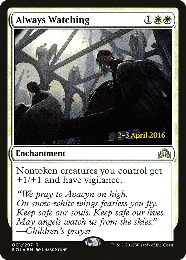 Always Watching [Shadows over Innistrad Prerelease Promos] - Trinity Hobby