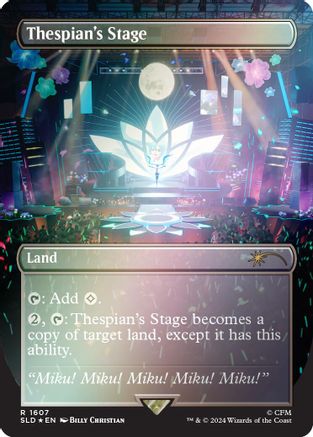 Thespian's Stage (Rainbow Foil) (SLD-1607) - [Secret Lair Drop Series] Foil - Trinity Hobby