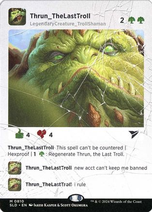 Thrun, the Last Troll (SLD-810) - [Secret Lair Drop Series] - Trinity Hobby