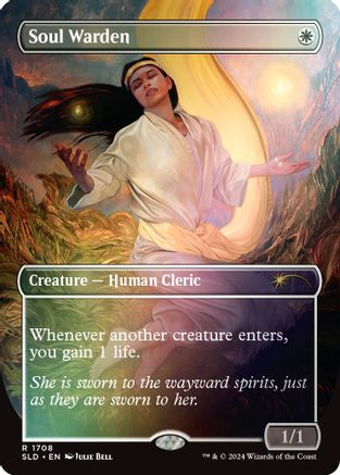 Soul Warden (Rainbow Foil) (SLD-1708) - [Secret Lair Drop Series] Foil - Trinity Hobby
