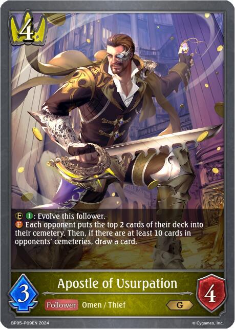 Apostle of Usurpation (Foil) (BP05-P09EN) [Omens Eternal] - Trinity Hobby