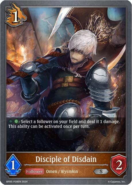 Disciple of Disdain - P28 (Foil) (BP05-P28EN) [Omens Eternal] - Trinity Hobby