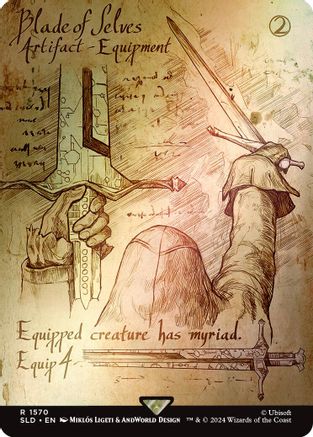 Blade of Selves (Rainbow Foil) (SLD-1570) - [Secret Lair Drop Series] Foil