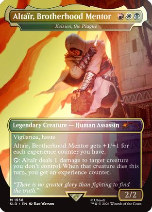 Altair, Brotherhood Mentor - Kelsien, the Plague (Rainbow Foil) (SLD-1558) - [Secret Lair Drop Series] Foil - Trinity Hobby