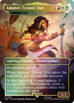 Amunet, Tyrants' End - Queen Marchesa (Rainbow Foil) (SLD-1559) - [Secret Lair Drop Series] Foil - Trinity Hobby