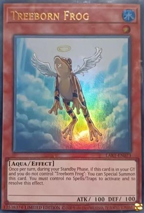 Treeborn Frog [LART-EN073] Ultra Rare - Trinity Hobby