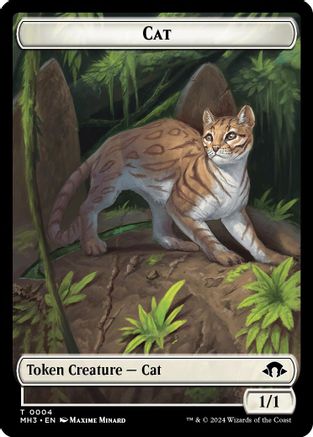 Cat // Energy Reserve Double-Sided Token  (MH3-4 // 36) - [Modern Horizons 3] - Trinity Hobby