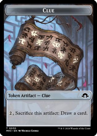 Clue Token // Energy Reserve Double-Sided Token  (MH3-30 // 36) - [Modern Horizons 3] - Trinity Hobby