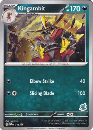 Kingambit (113) (Darkrai Deck) [Battle Academy 2024] - Trinity Hobby
