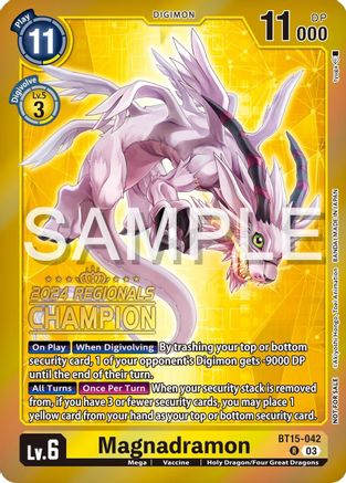 Magnadramon [BT15-042] (2024 Regionals Champion) [Exceed Apocalypse] - Trinity Hobby