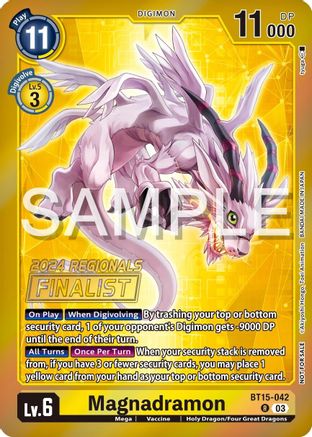 Magnadramon [BT15-042] (2024 Regionals Finalist) [Exceed Apocalypse] - Trinity Hobby