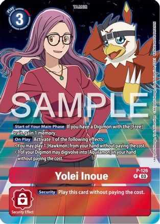 Yolei Inoue [P-126] (Digimon Adventure 02: The Beginning Set) [Promotional Cards] - Trinity Hobby