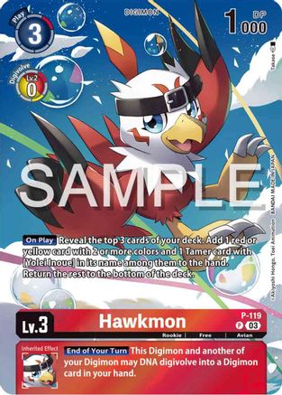 Hawkmon [P-119] (Digimon Adventure 02: The Beginning Set) [Promotional Cards] - Trinity Hobby