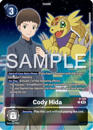 Cody Hida [P-128] (Digimon Adventure 02: The Beginning Set) [Promotional Cards] - Trinity Hobby
