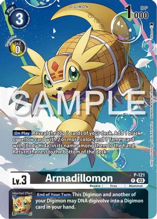 Armadillomon [P-121] (Digimon Adventure 02: The Beginning Set) [Promotional Cards] - Trinity Hobby