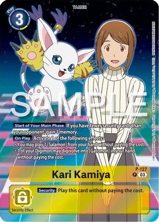Kari Kamiya [P-127] (Digimon Adventure 02: The Beginning Set) [Promotional Cards] - Trinity Hobby