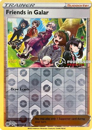 Friends in Galar - 140/172 (2022) - (140/172) Reverse Holo [Professor Program Promos]