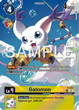 Gatomon [P-120] (Digimon Adventure 02: The Beginning Set) [Promotional Cards] - Trinity Hobby