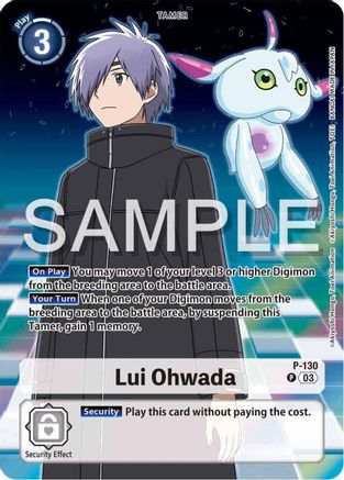 Lui Ohwada [P-130] (Digimon Adventure 02: The Beginning Set) [Promotional Cards] - Trinity Hobby