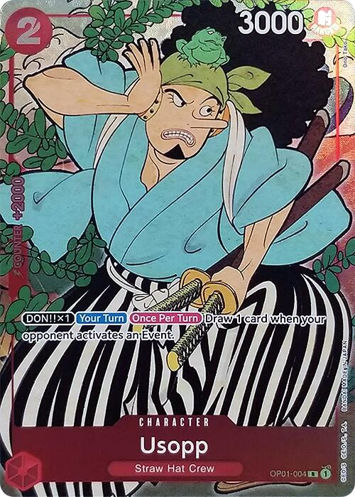 Usopp (English Version 1st Anniversary Set) (OP01-004) - [One Piece Promotion Cards] Foil - Trinity Hobby