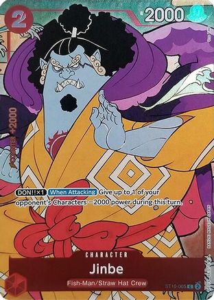 Jinbe (English Version 1st Anniversary Set) (ST10-005) - [One Piece Promotion Cards] Foil - Trinity Hobby