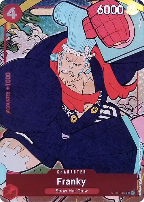 Franky (English Version 1st Anniversary Set) (ST01-010) - [One Piece Promotion Cards] Foil - Trinity Hobby