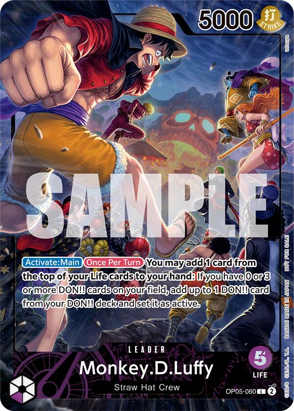 Monkey.D.Luffy (PSA Magazine) (OP05-060) - [One Piece Promotion Cards] Foil - Trinity Hobby