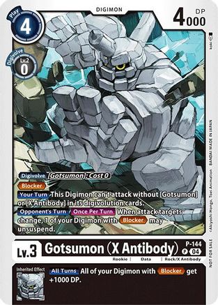 Gotsumon (X Antibody) [P-144] (Store Tournament 2024 Jul. – Sep. Participation Pack) [Promotional Cards] - Trinity Hobby