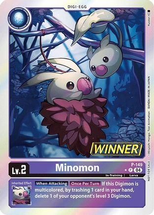 Minomon [P-149] (Store Tournament 2024 Jul. – Sep. Winner Pack) [Promotional Cards] - Trinity Hobby