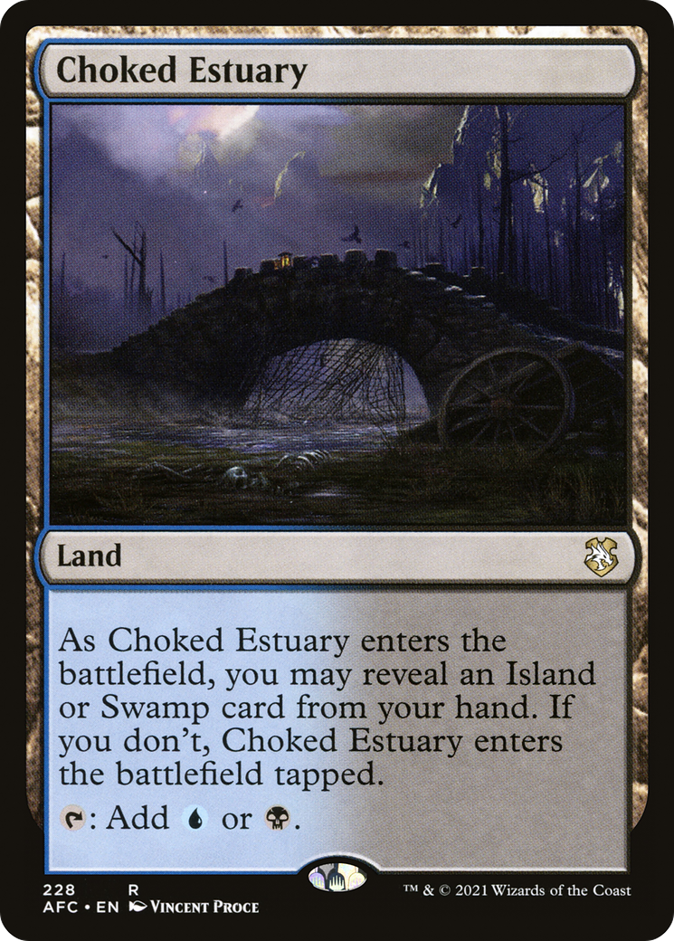 Choked Estuary [Dungeons & Dragons: Adventures in the Forgotten Realms Commander] - Trinity Hobby