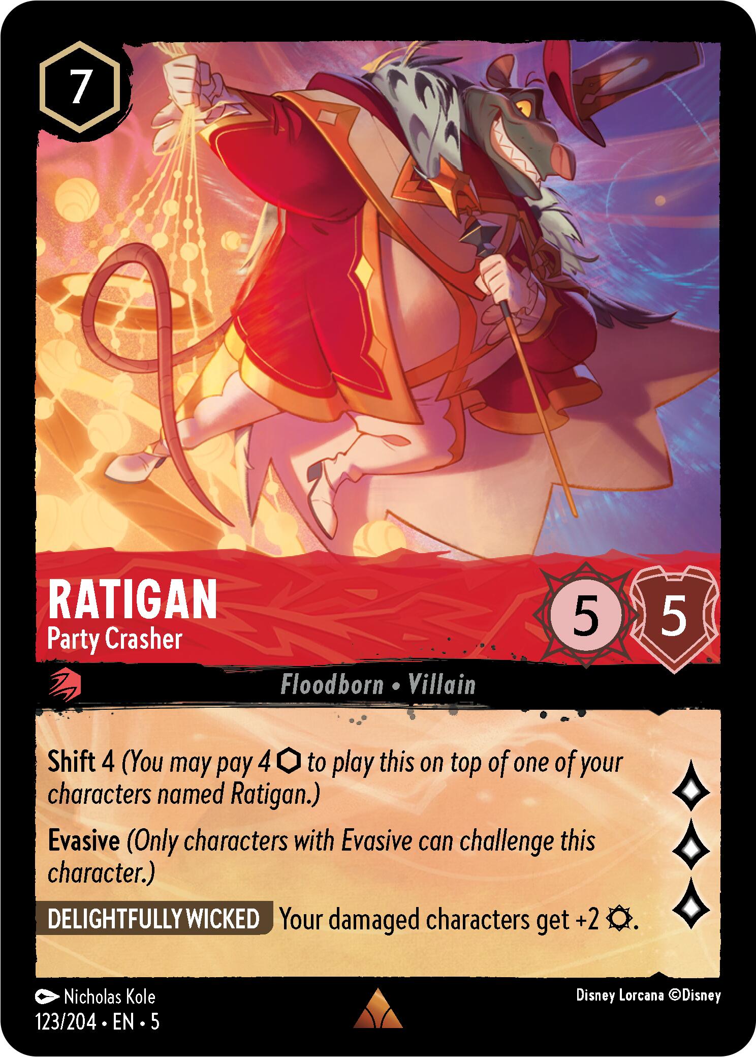 Ratigan - Party Crasher (123/204) [Shimmering Skies] - Trinity Hobby