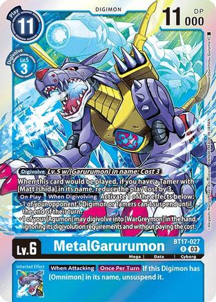 MetalGarurumon [BT17-027] [Secret Crisis] - Trinity Hobby