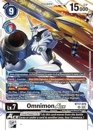 Omnimon ACE [BT17-078] [Secret Crisis] - Trinity Hobby
