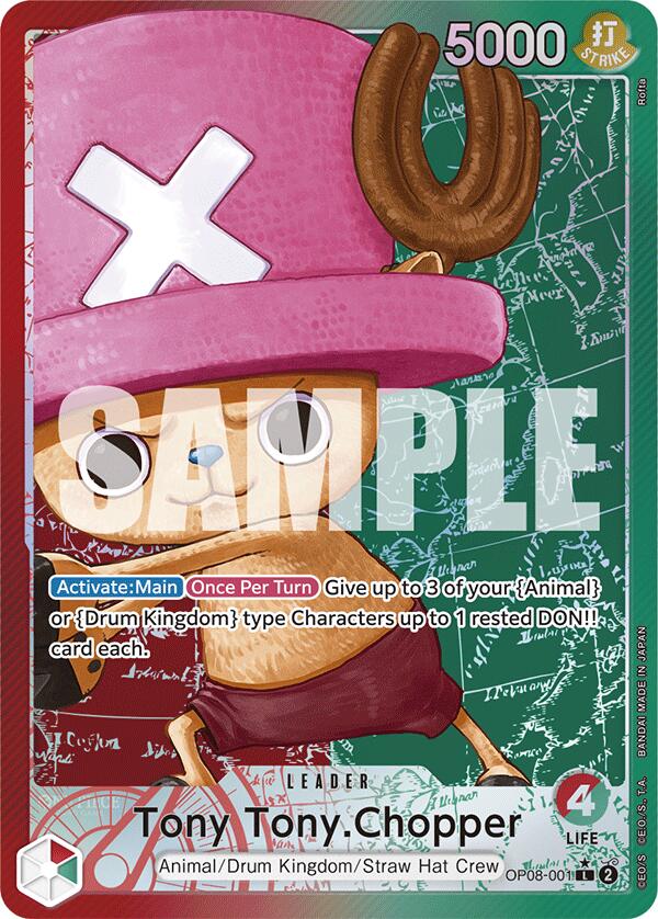 Tony Tony.Chopper (001) (Parallel) (OP08-001) - [Two Legends] Foil - Trinity Hobby