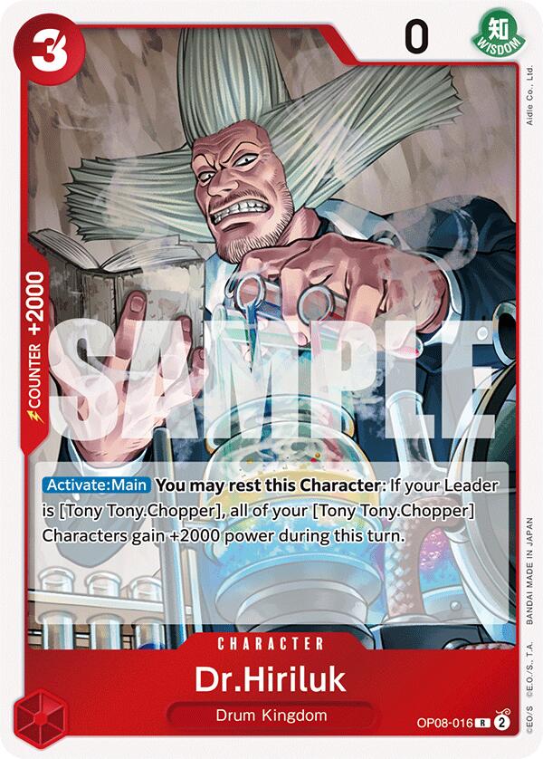 Dr.Hiriluk (OP08-016) - [Two Legends] Foil - Trinity Hobby