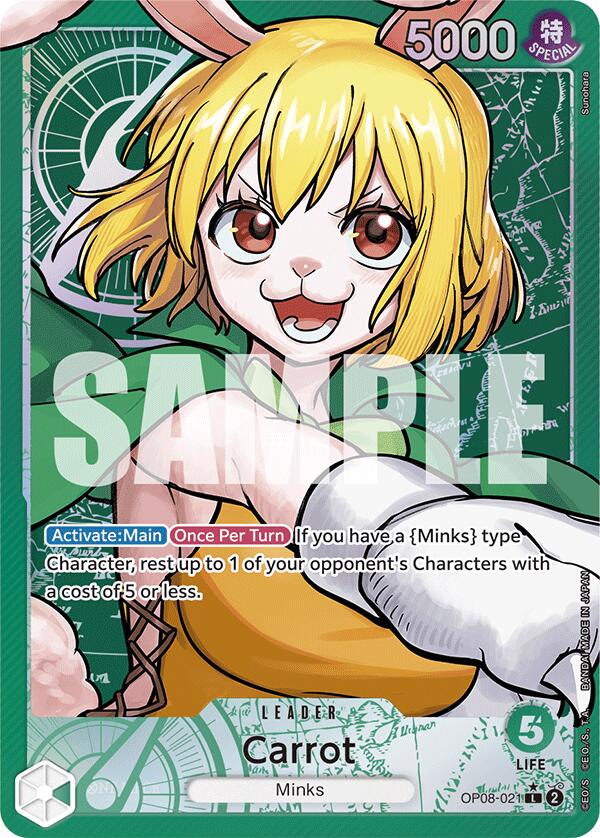 Carrot (021) (Parallel) (OP08-021) - [Two Legends] Foil - Trinity Hobby