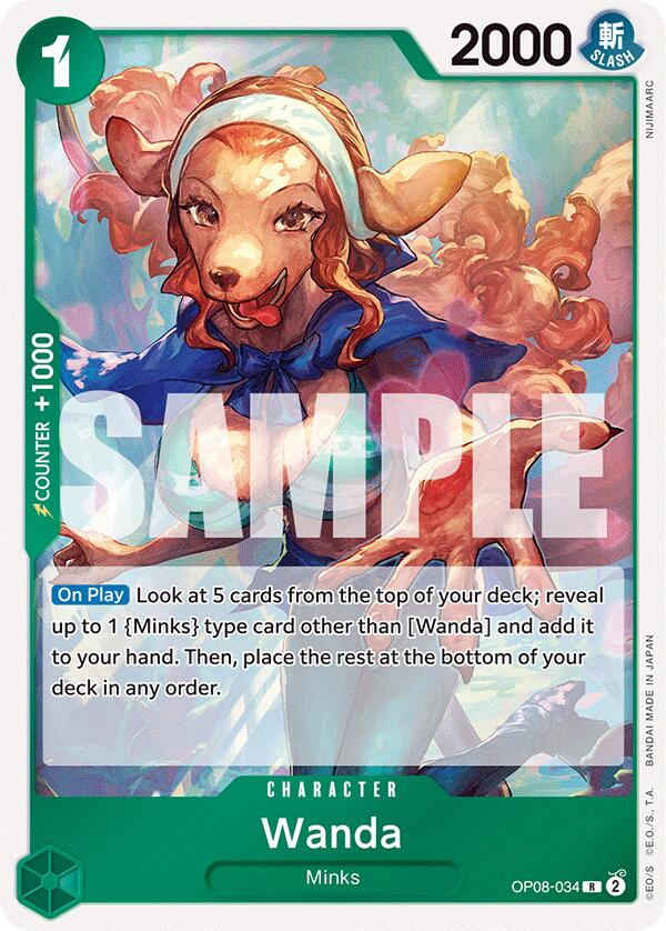 Wanda (OP08-034) - [Two Legends] Foil - Trinity Hobby