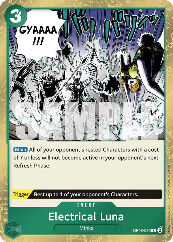 Electrical Luna (OP08-036) - [Two Legends] Foil - Trinity Hobby