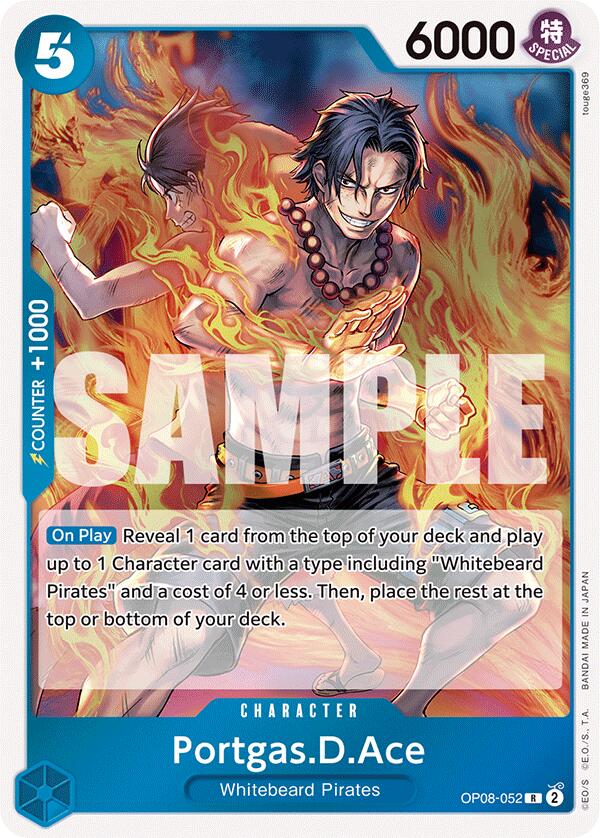 Portgas.D.Ace (OP08-052) - [Two Legends] Foil - Trinity Hobby