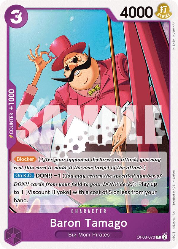 Baron Tamago (OP08-070) - [Two Legends] - Trinity Hobby