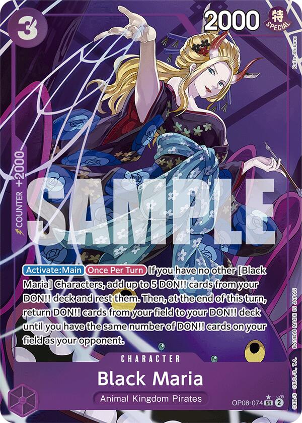 Black Maria (Parallel) (OP08-074) - [Two Legends] Foil - Trinity Hobby