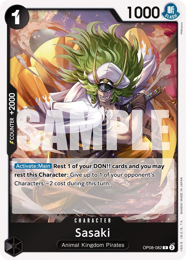 Sasaki (OP08-082) - [Two Legends] Foil - Trinity Hobby
