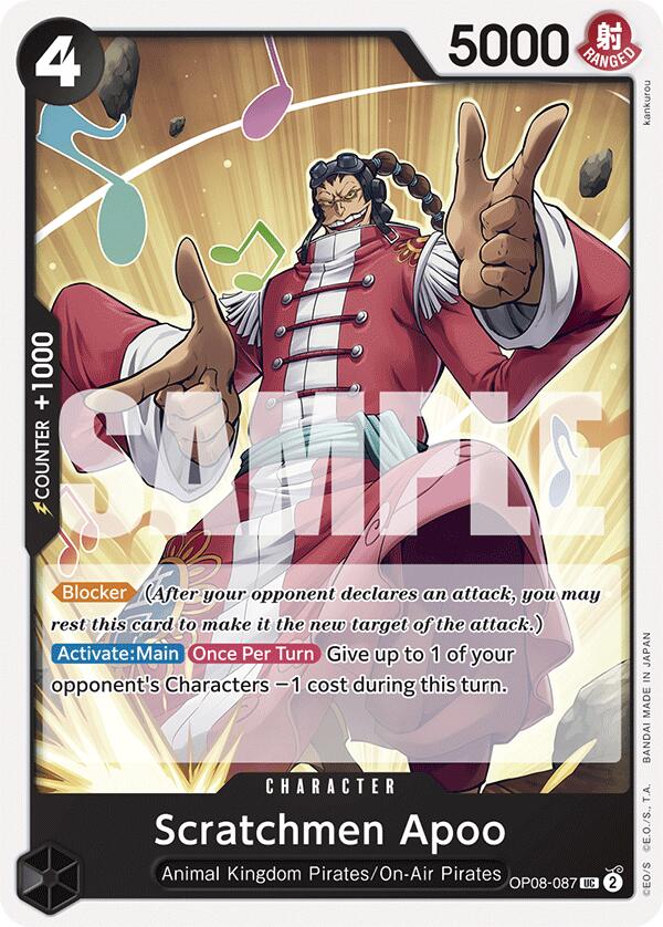Scratchmen Apoo (OP08-087) - [Two Legends] - Trinity Hobby