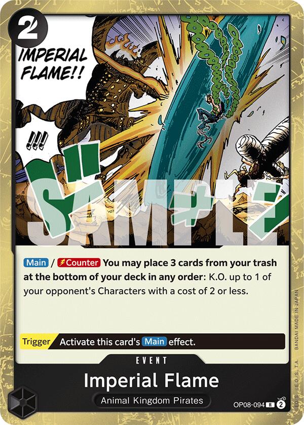 Imperial Flame (OP08-094) - [Two Legends] Foil - Trinity Hobby