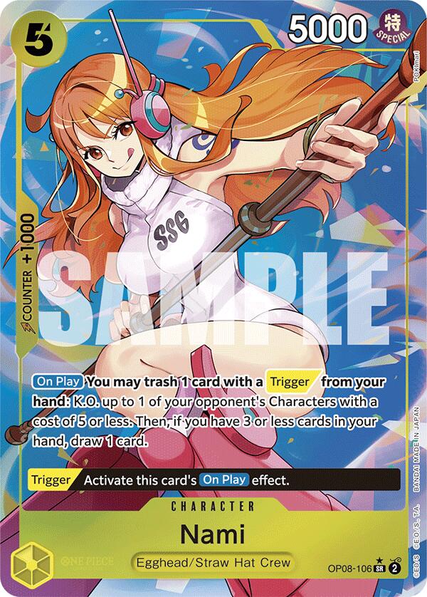 Nami (Parallel) (OP08-106) - [Two Legends] Foil - Trinity Hobby