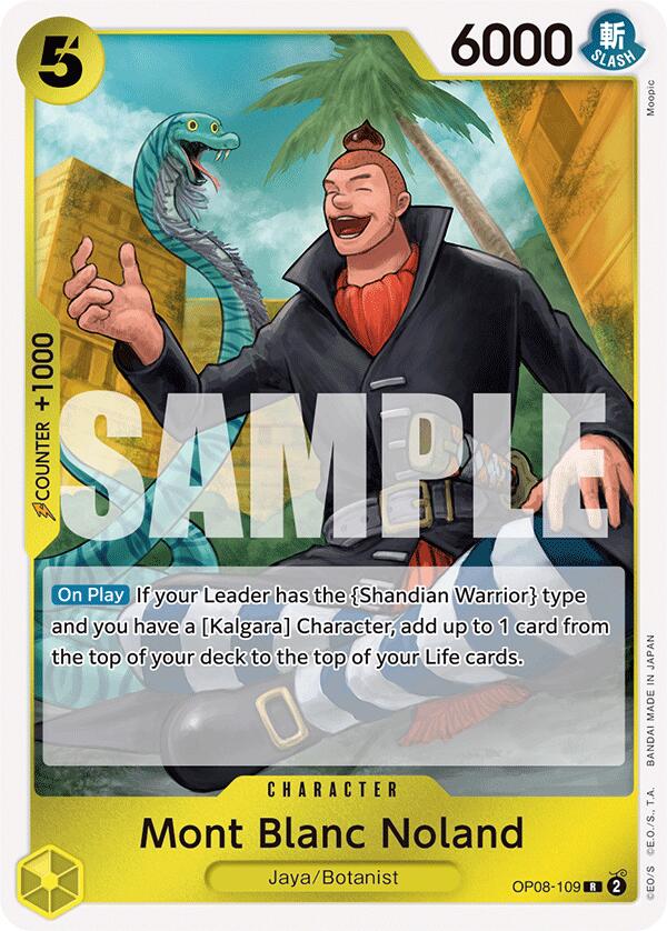 Mont Blanc Noland (OP08-109) - [Two Legends] Foil - Trinity Hobby
