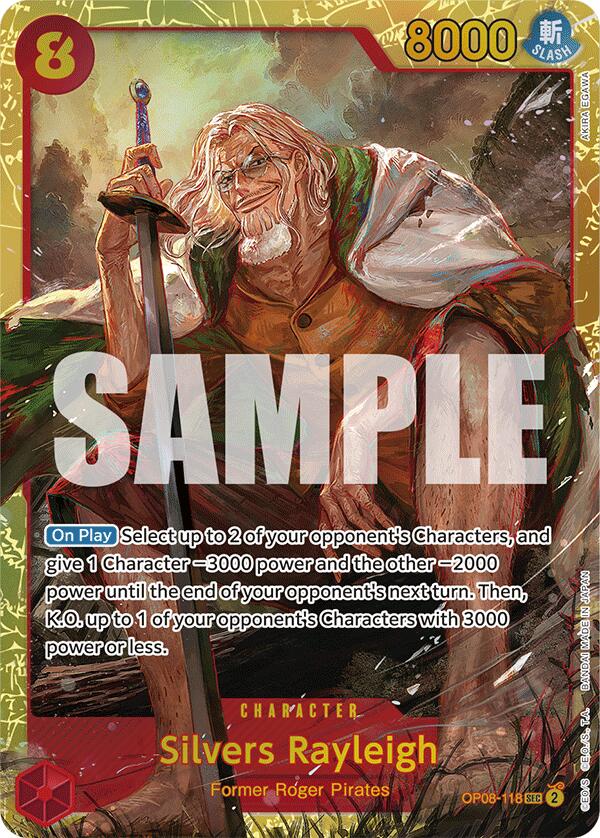 Silvers Rayleigh (OP08-118) - [Two Legends] Foil - Trinity Hobby