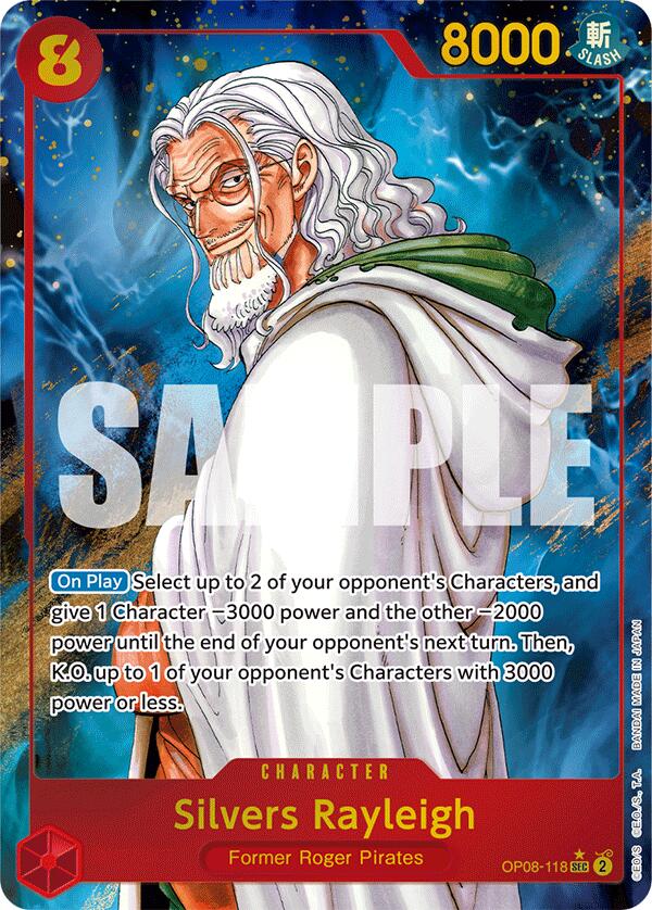 Silvers Rayleigh (Parallel) (OP08-118) - [Two Legends] Foil - Trinity Hobby